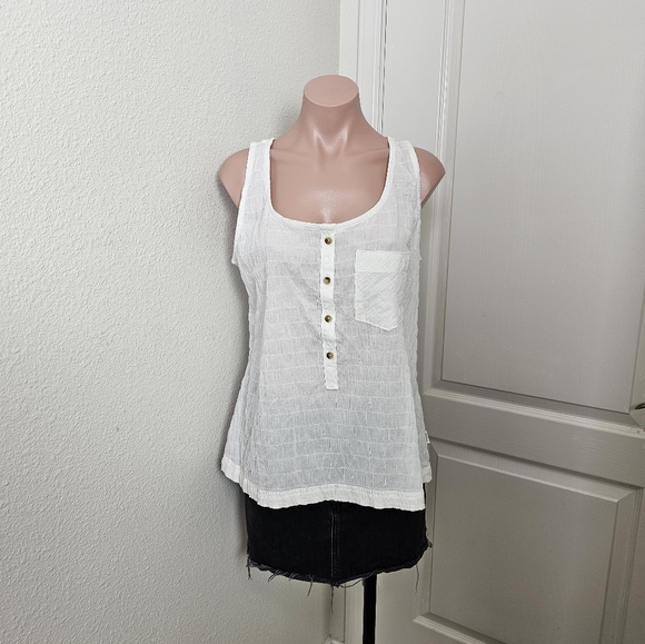 Womens Woolrich cotton  Tank Top Sz S - Picture 1 of 11